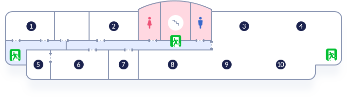 남양주 시청 제 1청사 본관 4층 조감도 - 자세한 설명은 하단 참조
